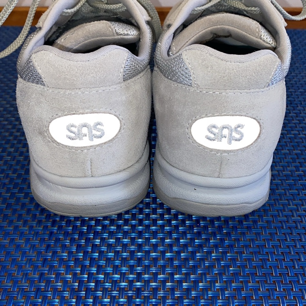SAS Tour Mesh - Lace Up Sneaker, size 7M, gently used, gray/silver - Picture 4 of 8